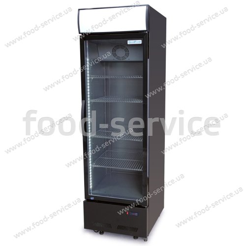Шафа холодильна для напоїв GoodFood BC480BB2LED чорна-чорна
